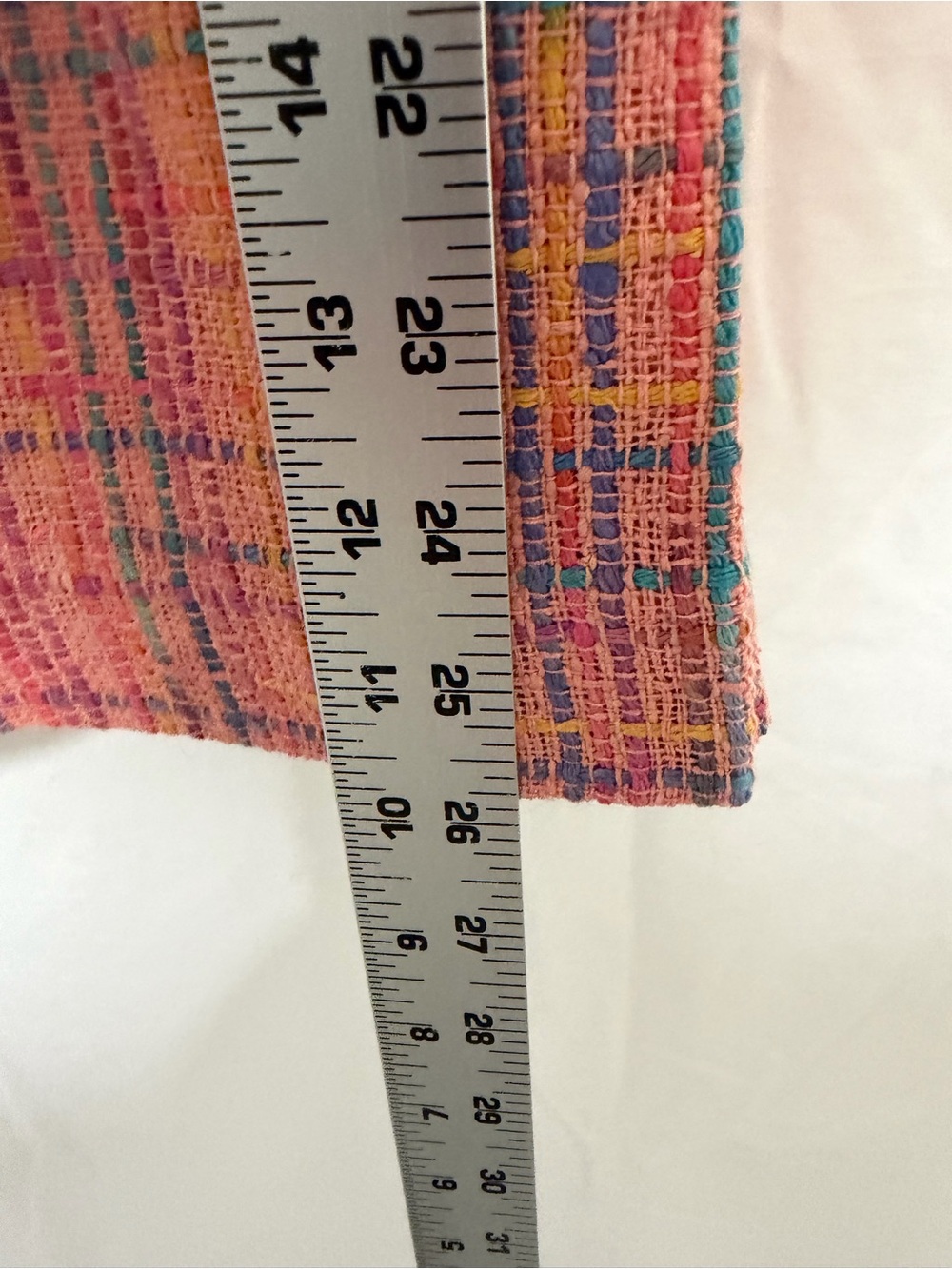 Anne Crimmins Pink Plaid Tweed Skirt Set - Picture 9 of 11